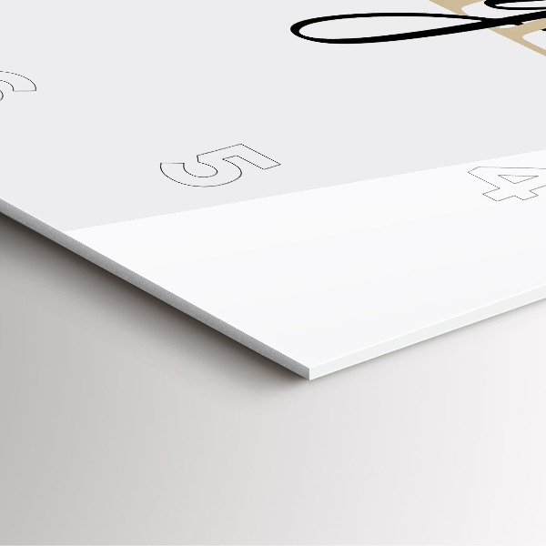 Orologio quadrato Iscrizione di famiglia