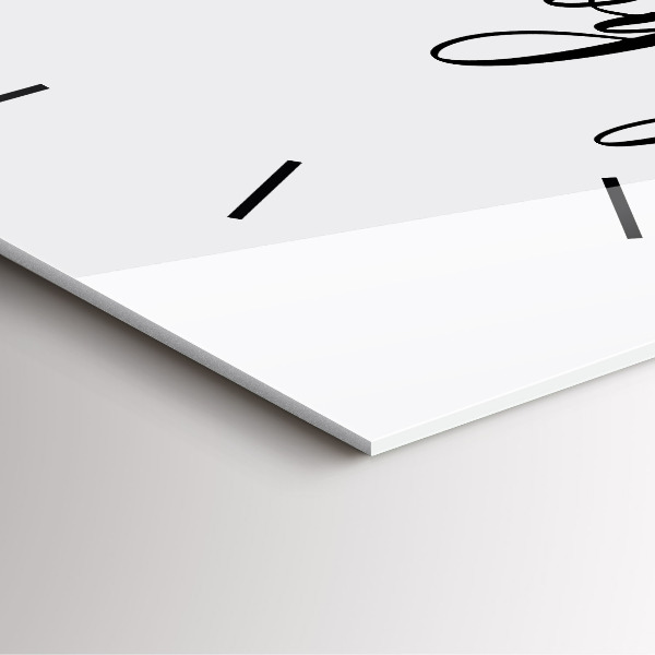 Orologio quadrato La scritta Bon voyage