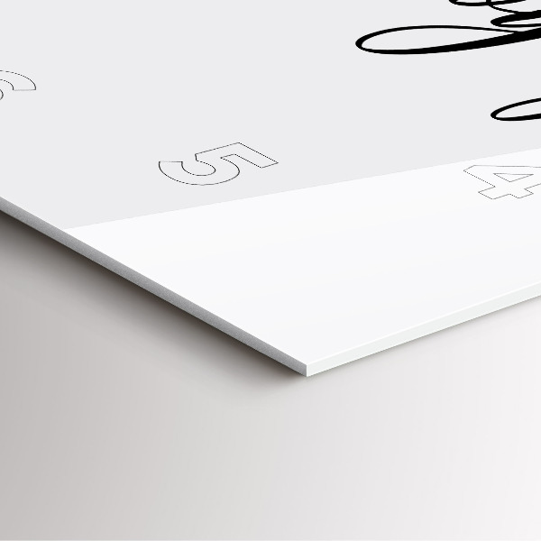 Orologio quadrato La scritta Bon voyage