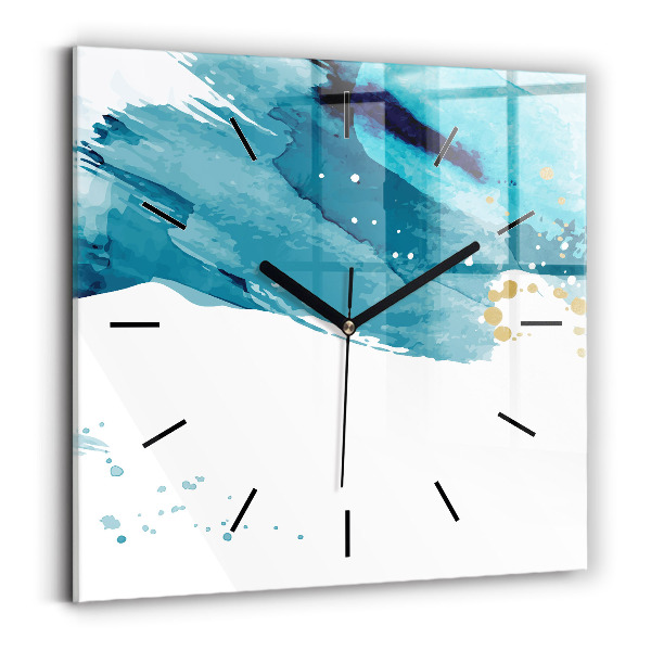 Orologio quadrato Pennellate