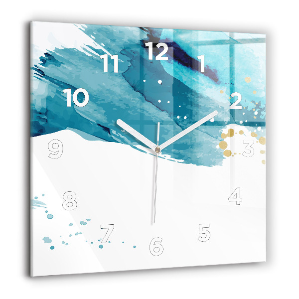 Orologio quadrato Pennellate