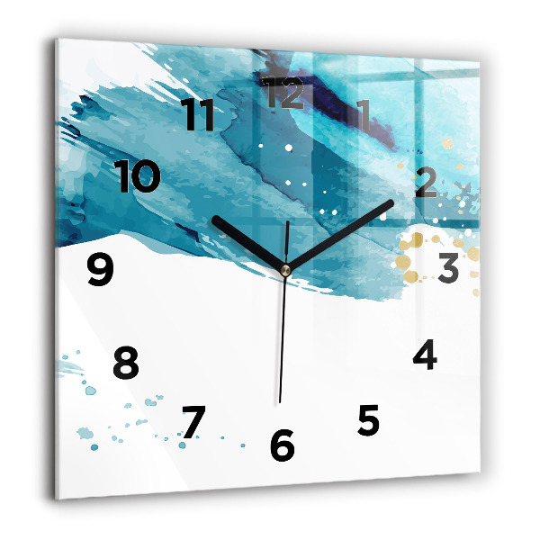 Orologio quadrato Pennellate