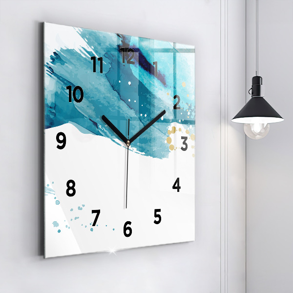 Orologio quadrato Pennellate