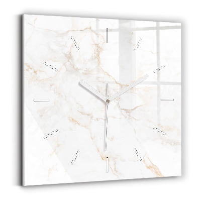 Orologio quadrato Marmo elegante