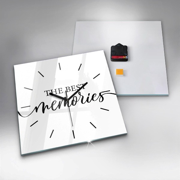 Orologio quadrato L'iscrizione Ricordi