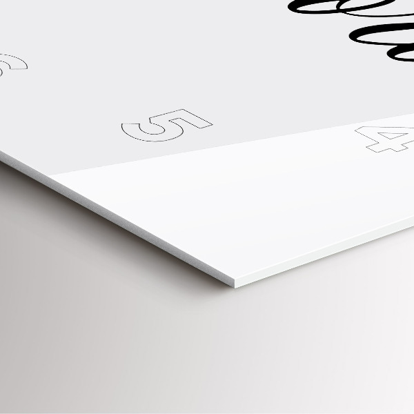 Orologio quadrato L'iscrizione Ricordi