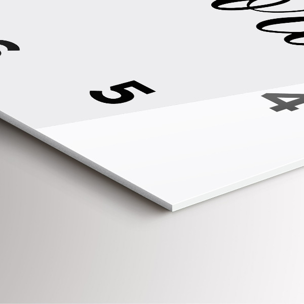 Orologio quadrato L'iscrizione Ricordi