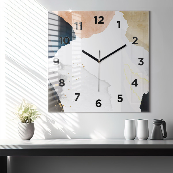 Orologio quadrato Punti di astrazione
