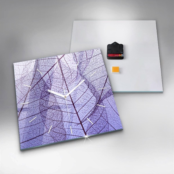 Orologio quadrato Foglie – natura