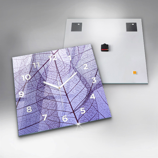 Orologio quadrato Foglie – natura