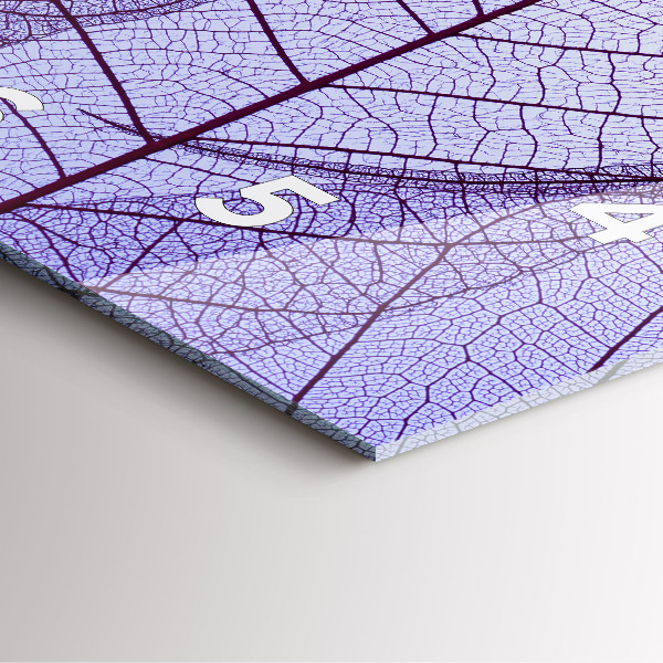 Orologio quadrato Foglie – natura