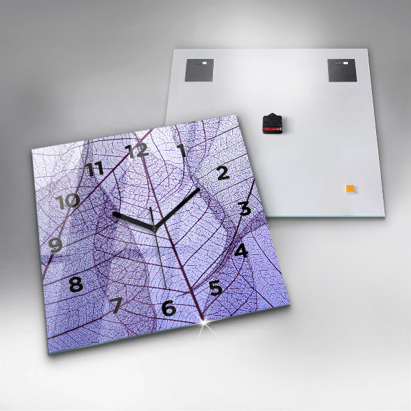 Orologio quadrato Foglie – natura