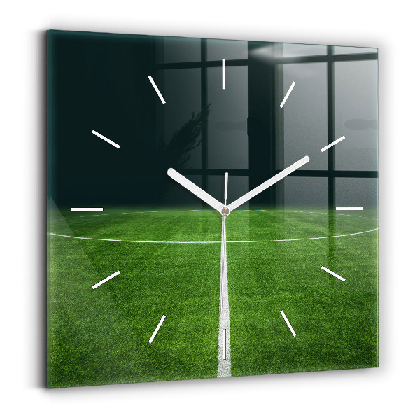 Orologio quadrato Campo da calcio