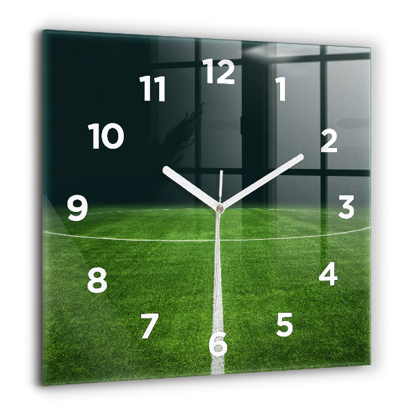 Orologio quadrato Campo da calcio
