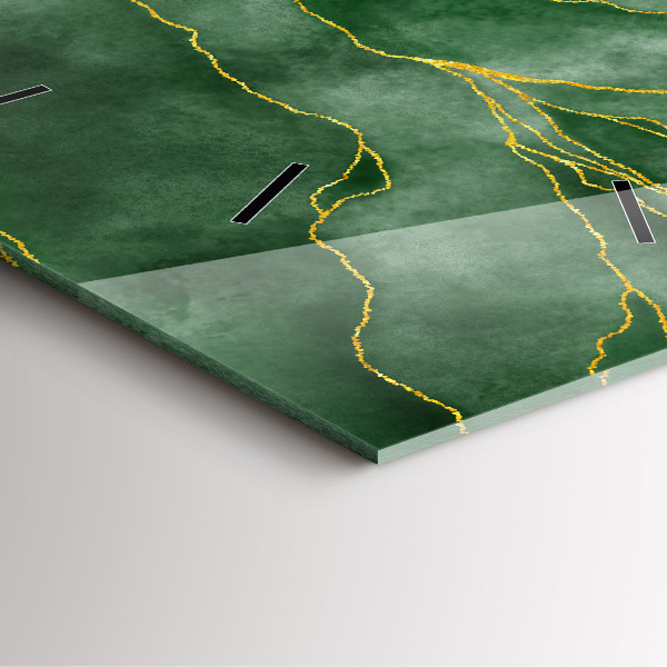 Orologio quadrato in vetro L'astrazione lascia