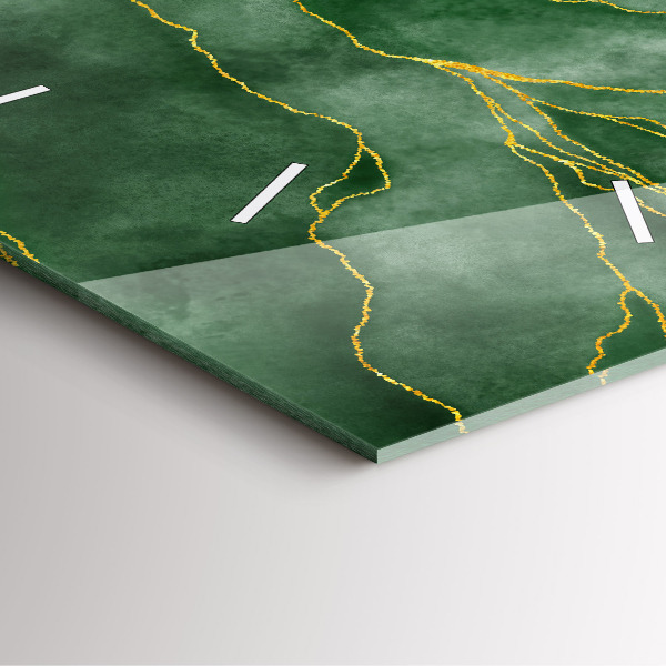 Orologio quadrato in vetro L'astrazione lascia