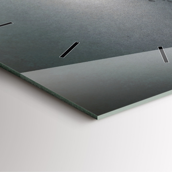 Orologio quadrato in vetro Vagabondo nell'oscurità