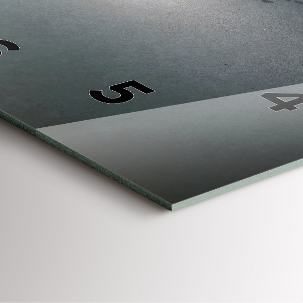 Orologio quadrato in vetro Vagabondo nell'oscurità