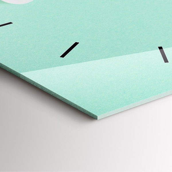 Orologio quadrato in vetro Fiori di melo in fiore