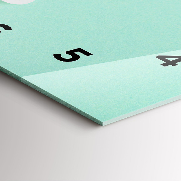 Orologio quadrato in vetro Fiori di melo in fiore