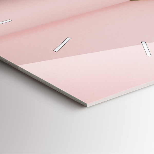 Orologio quadrato in vetro Mazzo di fiori di tulipano