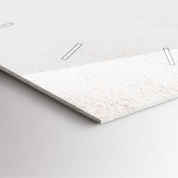 Orologio quadrato in vetro Motivo decorativo