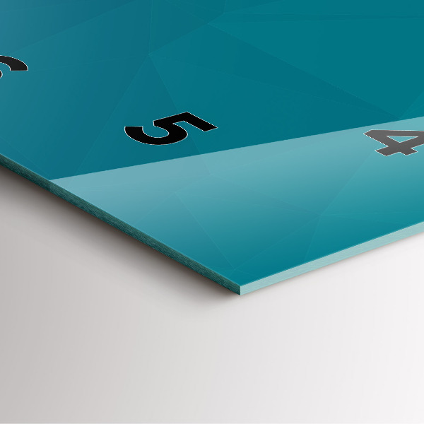 Orologio quadrato in vetro Estrazione dal mare