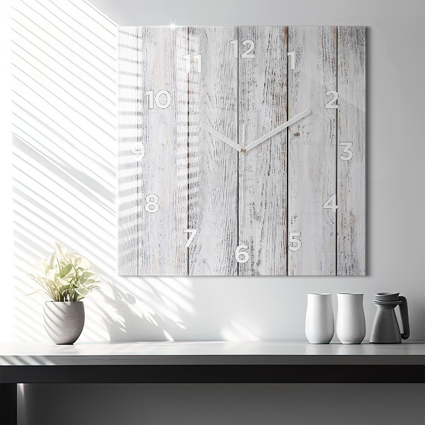 Orologio quadrato in vetro Tavole dipinte