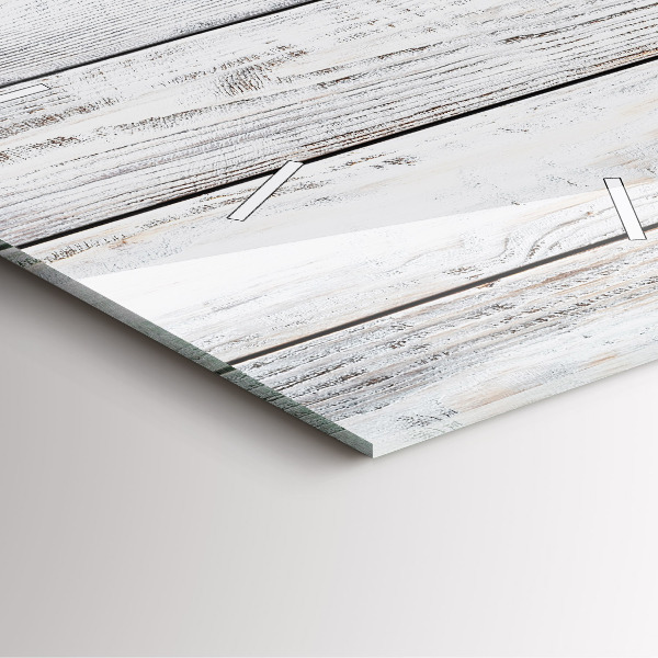 Orologio quadrato in vetro Tavole dipinte