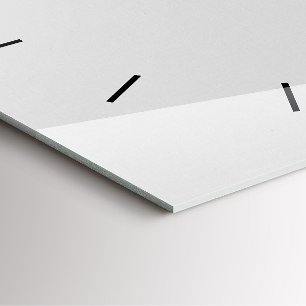 Orologio quadrato in vetro Stelle su uno sfondo chiaro