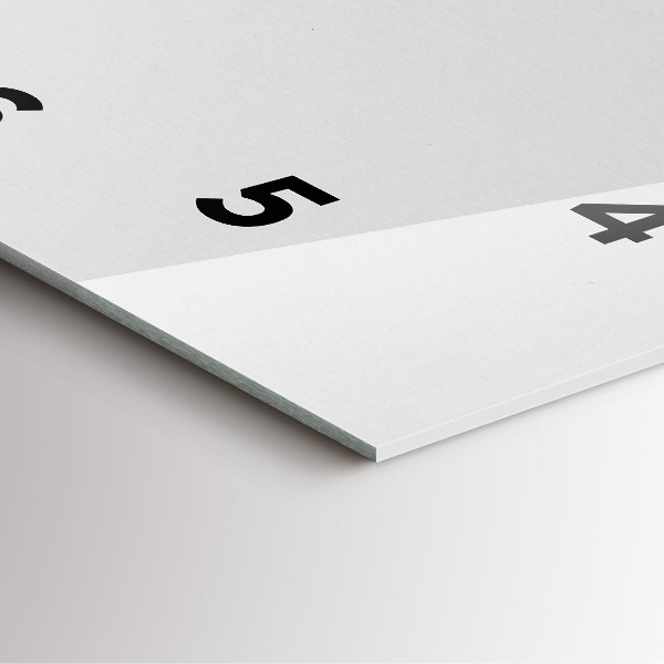 Orologio quadrato in vetro Stelle su uno sfondo chiaro