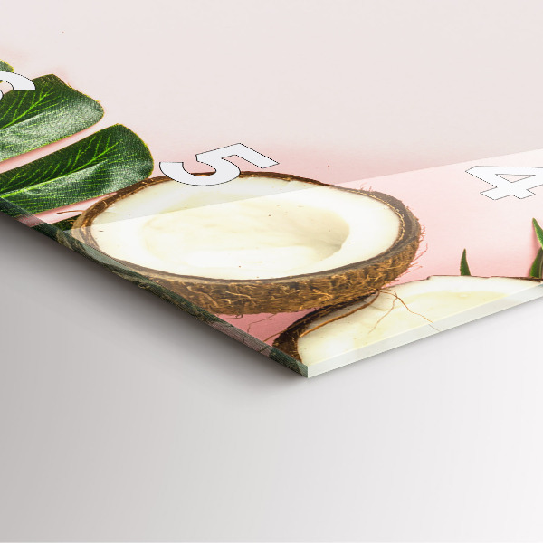 Orologio quadrato in vetro Umore estivo