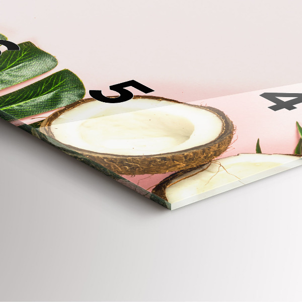 Orologio quadrato in vetro Umore estivo