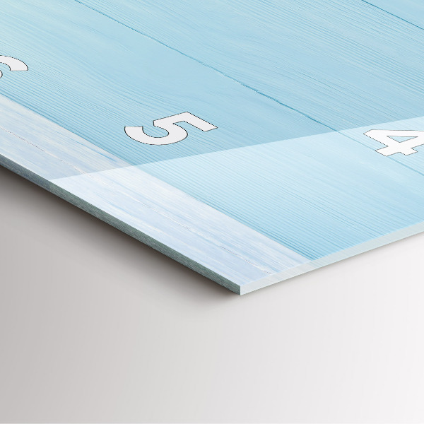 Orologio quadrato in vetro Consiglio dei bambini