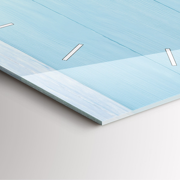 Orologio quadrato in vetro Consiglio dei bambini