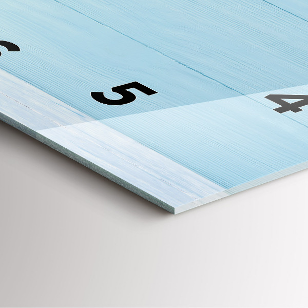 Orologio quadrato in vetro Consiglio dei bambini