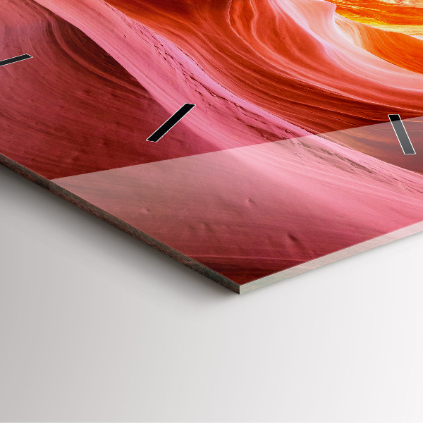 Orologio quadrato in vetro Canyon