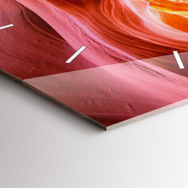 Orologio quadrato in vetro Canyon