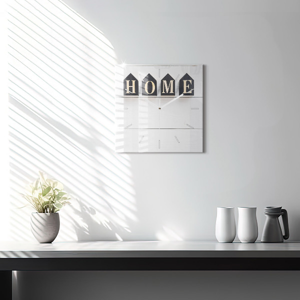 Orologio quadrato La casa dell'iscrizione