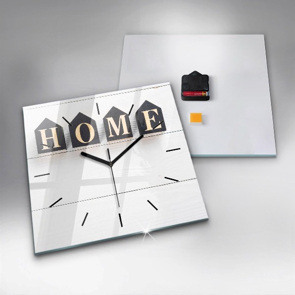 Orologio quadrato La casa dell'iscrizione