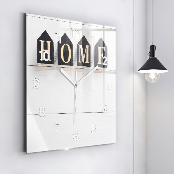 Orologio quadrato La casa dell'iscrizione