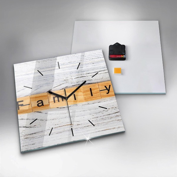 Orologio quadrato Famiglia