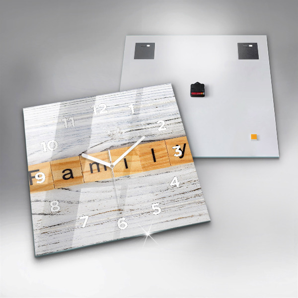 Orologio quadrato Famiglia