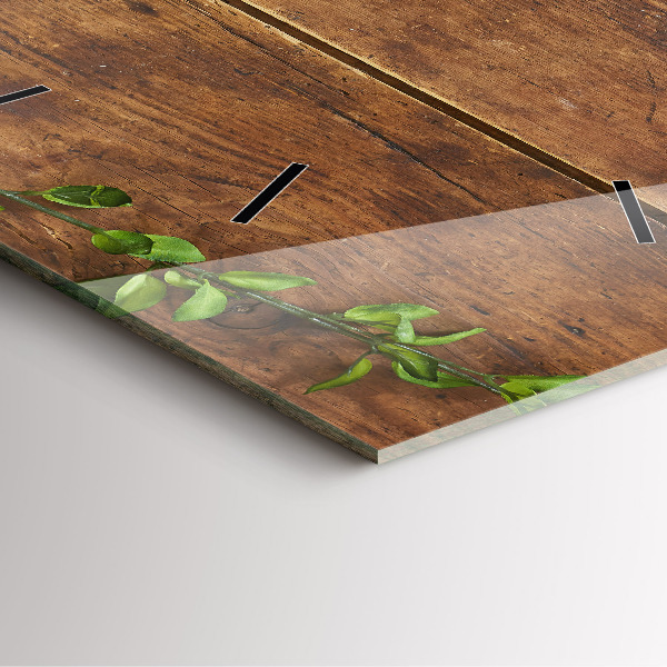 Orologio quadrato Legno rustico