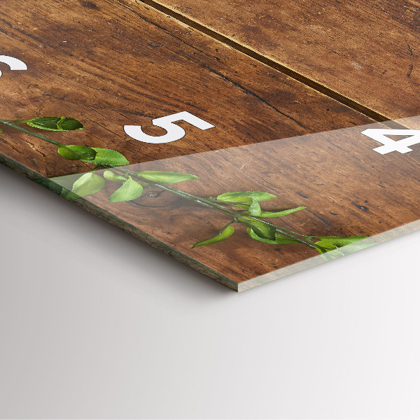 Orologio quadrato Legno rustico