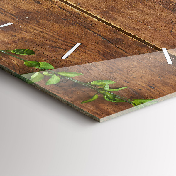 Orologio quadrato Legno rustico