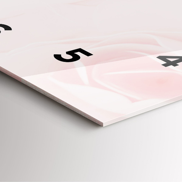 Orologio quadrato Rose in fiore