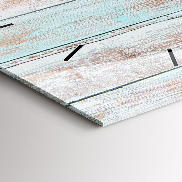 Orologio quadrato Legno pastello