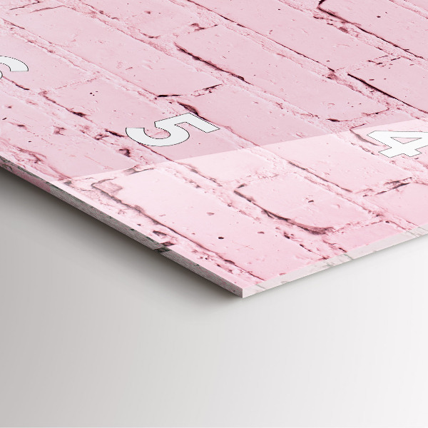 Orologio quadrato Muro di mattoni