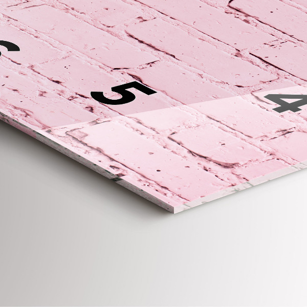 Orologio quadrato Muro di mattoni